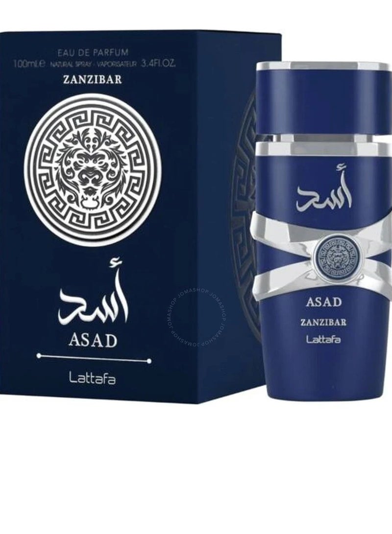 Lattafa Asad Zanzibar Eau de Parfum Spray for Men, 100 ml - Image 2