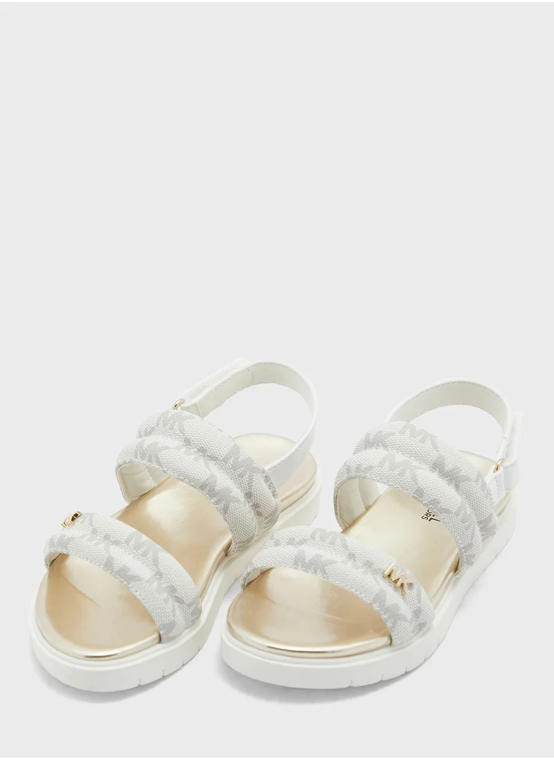 Michael Kors Youth Gwendolyn 2 Velcro Sandals