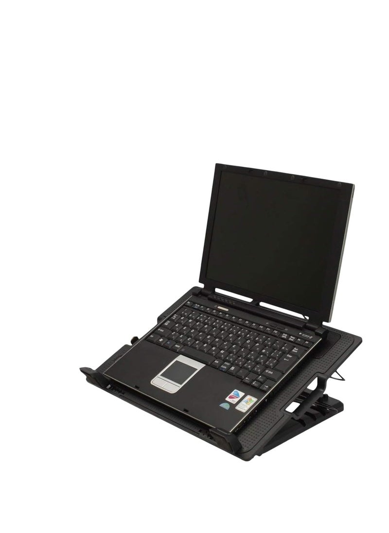 Laptop Cooling Pad for MacBook, Adjustable Laptop Stand with Fan,  Quite Fans, Metal Mesh Design, Ergonomic Laptop Cooler for ThinkPad, Dell, HP, Surface, Gaming Laptop