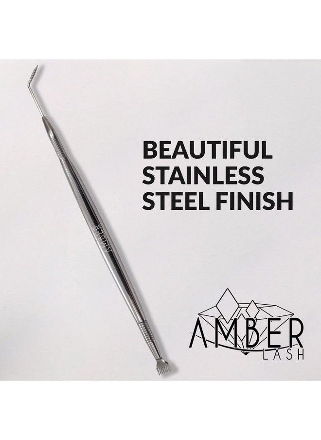 Amber Lash Eyelash Lift Perm Tool Eyelash Separator Stainless Steel Lash Lift Tool With Separation Comb Stick For Eyelash Extensions Supplies (Perm Rake)  - Image 4