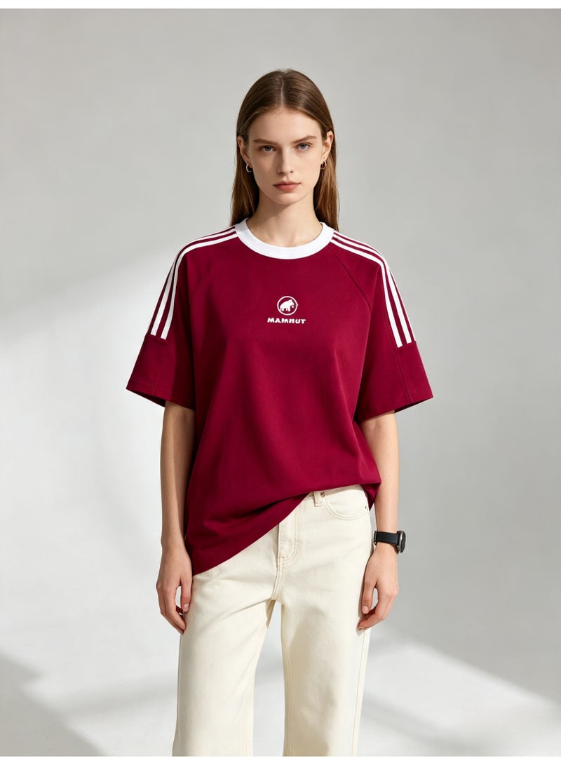 Mammut Contrast striped raglan sleeves loose short sleeve T-shirt - Image 3