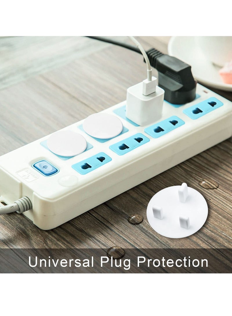 SYOSI 20Pcs Plug Socket Covers, Electrical Outlet Socket Protectors Safety Outlet Caps for Baby Child Safety at Home and School (White) - Image 3