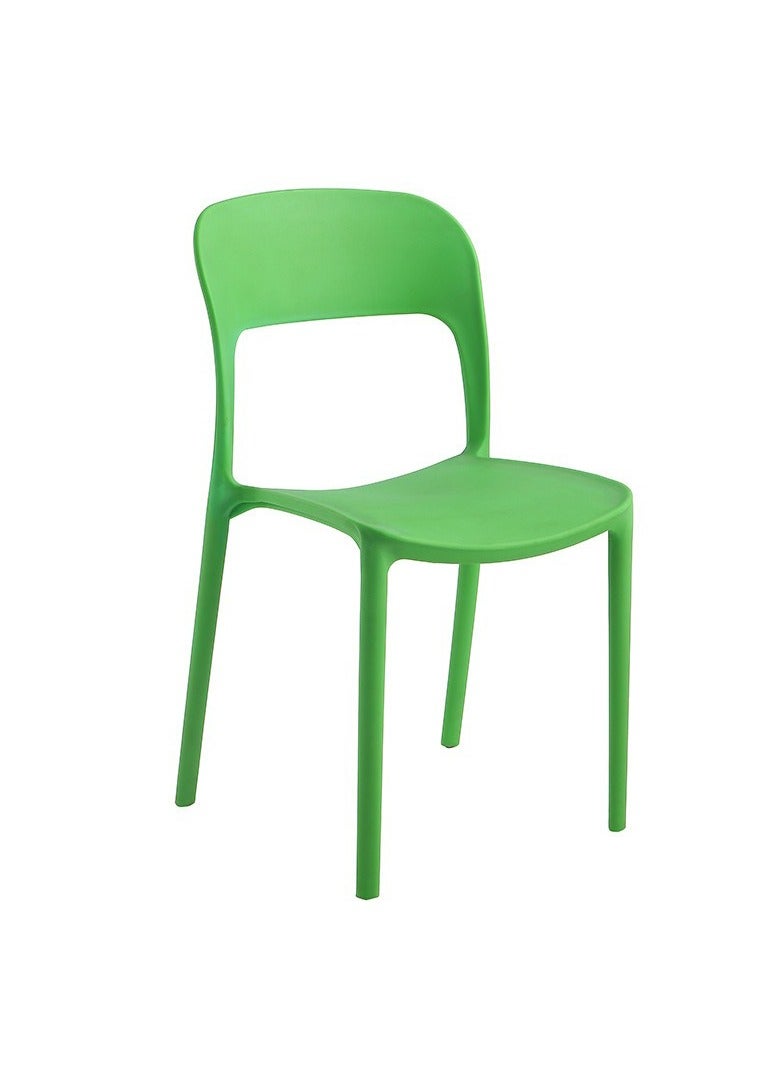 MAPLE HOME DECORATION Maple Home Dining Chairs Plastic Stacking Modern Molded Side Chair  Kitchen and Dining Room Chair Indoor Outdoor  - Image 1