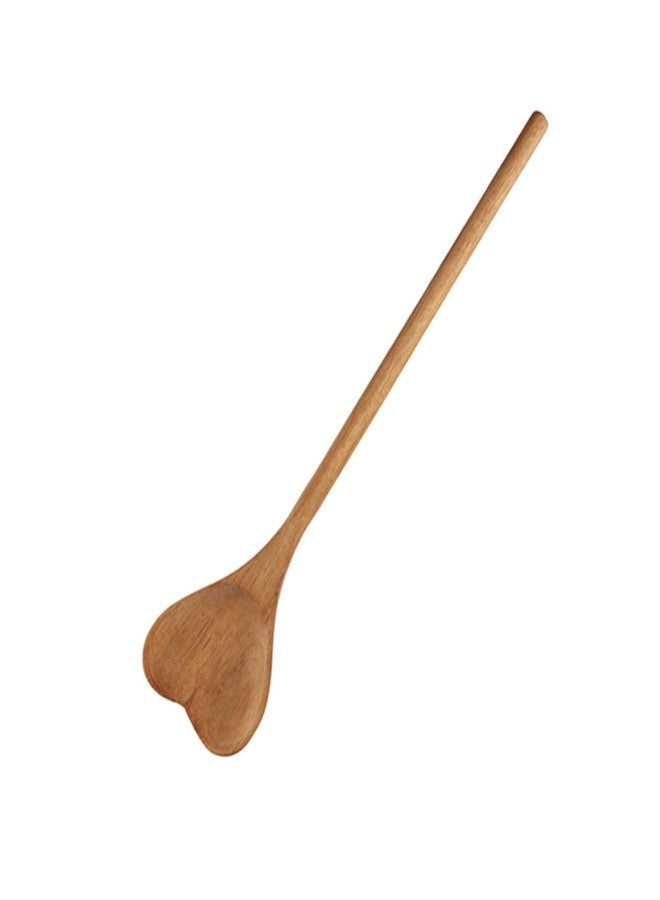 Kopida Set of 2 Heart Shaped Wooden Spoons, 11.2 Inch Long Handle Wooden Serving Mixing Spoon for Birthday, Housewarming, Bridal Shower, Wedding - Image 3