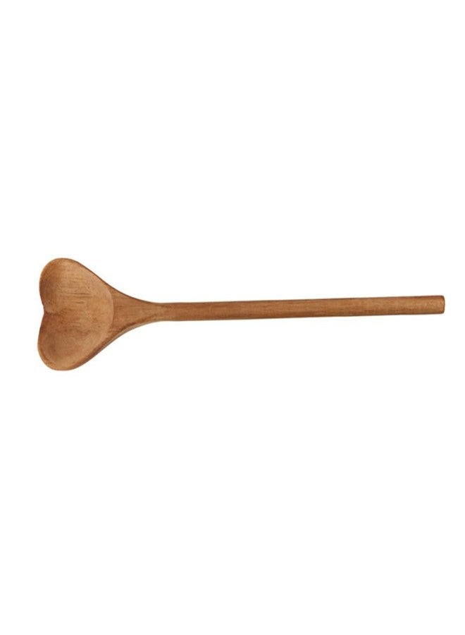 Kopida Set of 2 Heart Shaped Wooden Spoons, 11.2 Inch Long Handle Wooden Serving Mixing Spoon for Birthday, Housewarming, Bridal Shower, Wedding - Image 4