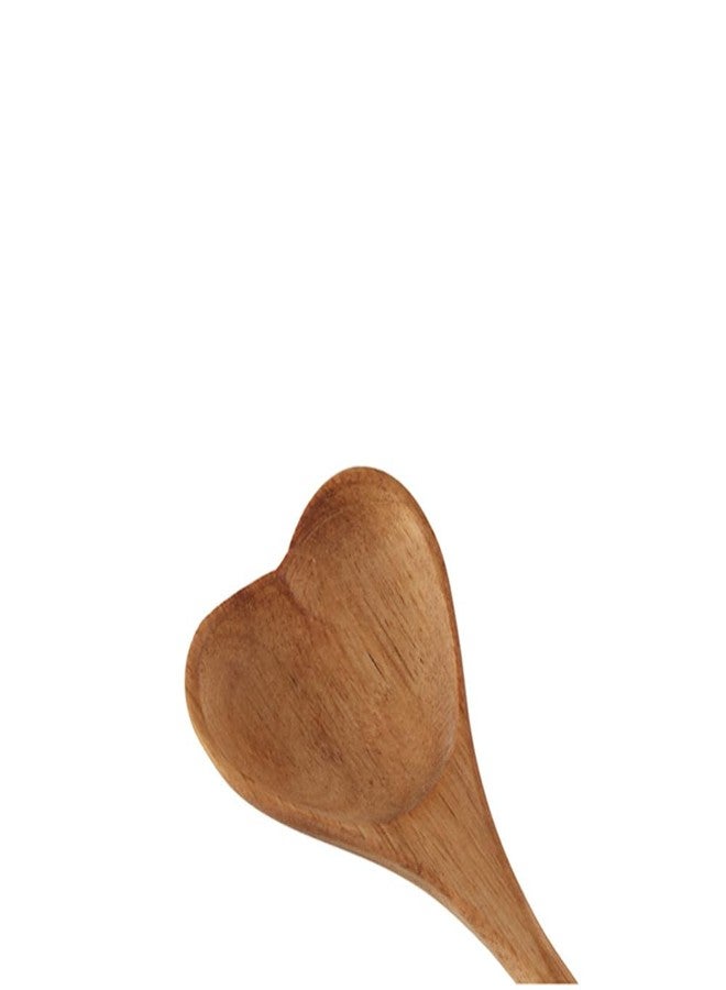 Kopida Set of 2 Heart Shaped Wooden Spoons, 11.2 Inch Long Handle Wooden Serving Mixing Spoon for Birthday, Housewarming, Bridal Shower, Wedding - Image 5