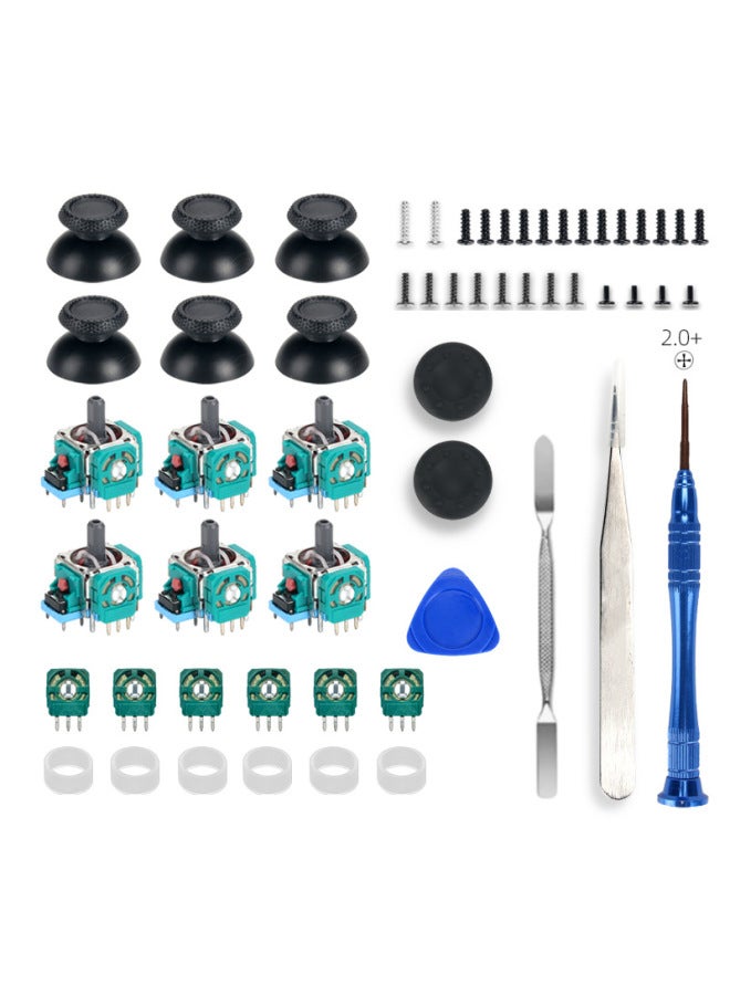 Applicable PS5 Rocker Lever Repair Replacement Screw Mushroom Head Plastic Cap Tool Suit 08-Product Color:P5-suit 20  - Image 1