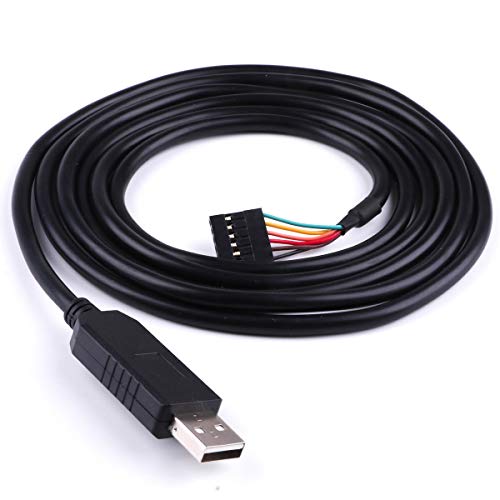 Suamdoen FT232RL USB to Serial TTL 3.3V UART Level Converter Cable 6 Way Pin 0.1 Pitch Terminated, Works Galileo Gen2 Boards/BeagleBone Black/Minnowboard Max More 6FT Compatible TTL-232R-3V3 - Image 5