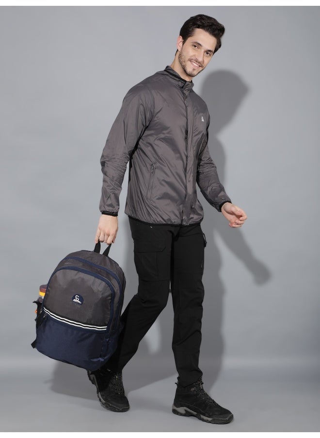 GREENLANDS Backpack Gnl Stria Gry/Nvy  - Image 4