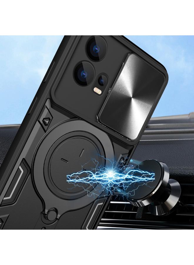 اس-توب جراب لهاتف Motorola Edge 30 Fusion CD بتصميم منزلق وحامل مغناطيسي - Image 4