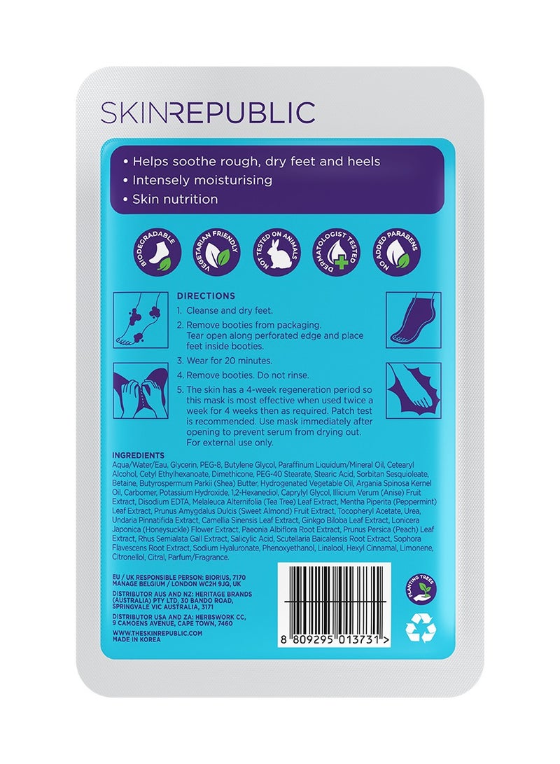 سكين ريبابلك ماسك ترميم القدمين ترطيب فوري مكثف، يغذي وينعم القدم الجافة والكعب المتشقق (زوج جراب) – 18غ - Image 2
