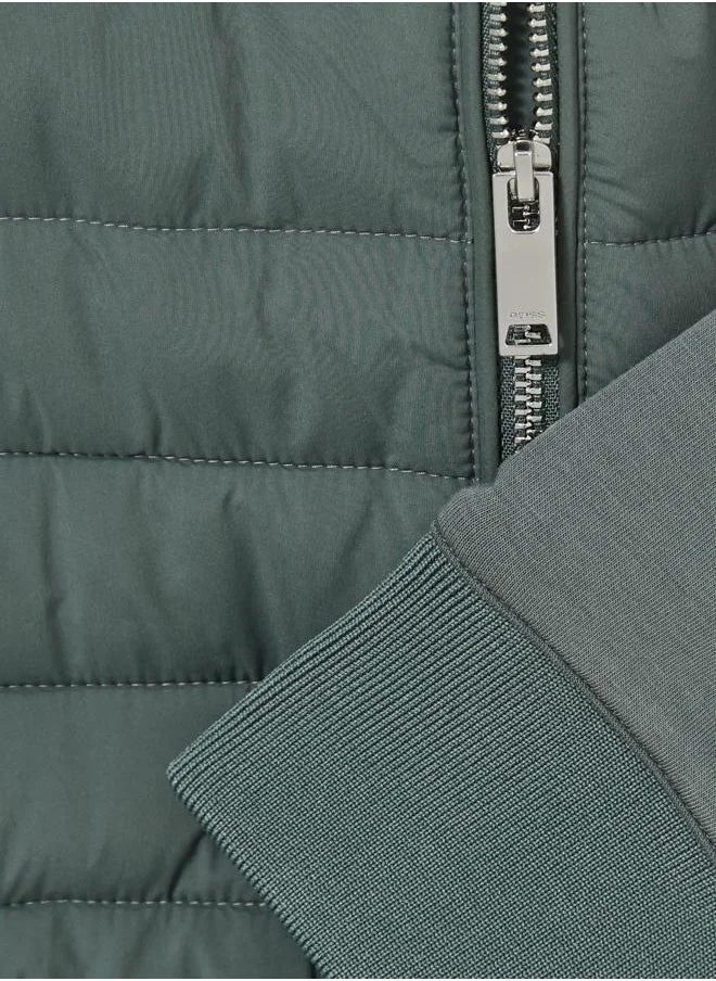 REISS Ls Interlock Quilted Funnel Hybrid