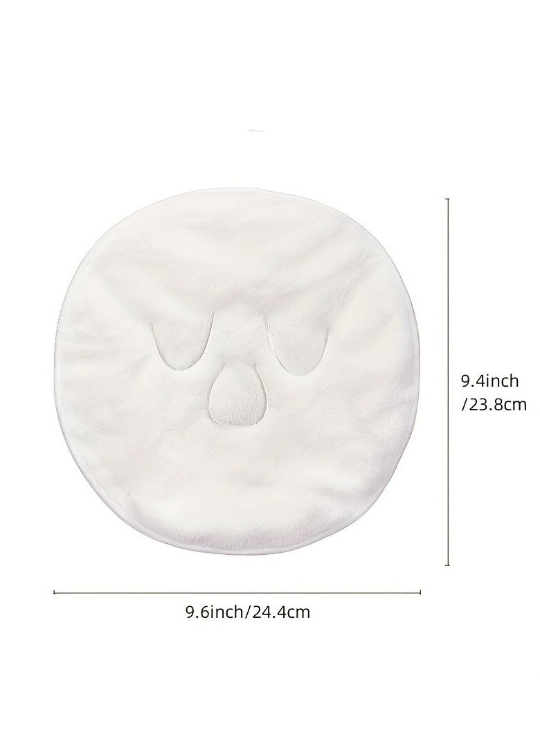 Generic 2 pcs Hot Compress Face Towel Masks, Reusable Facial Steamer Towel For Hot Cold Skin Care, Moisturizing Face Steamer, Beauty Facial Towel For Home And Beauty Salon  - Image 3