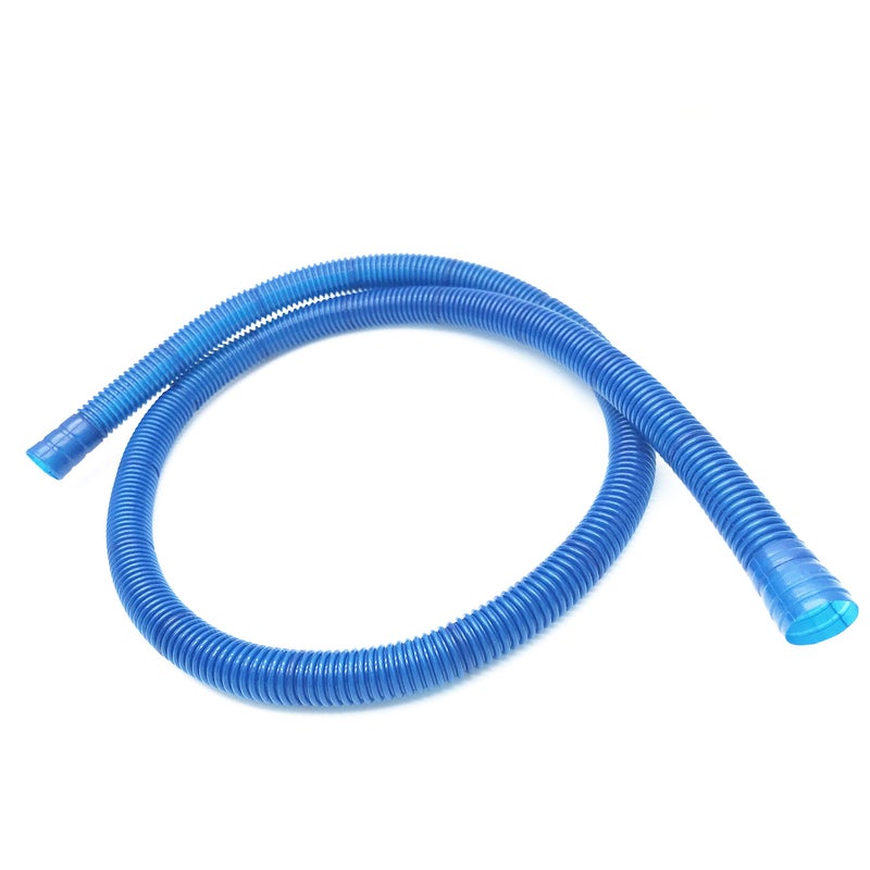 XMHF Flexible Air Conditioner Drain Hose Water Pipe 111cm 3pcs Blue