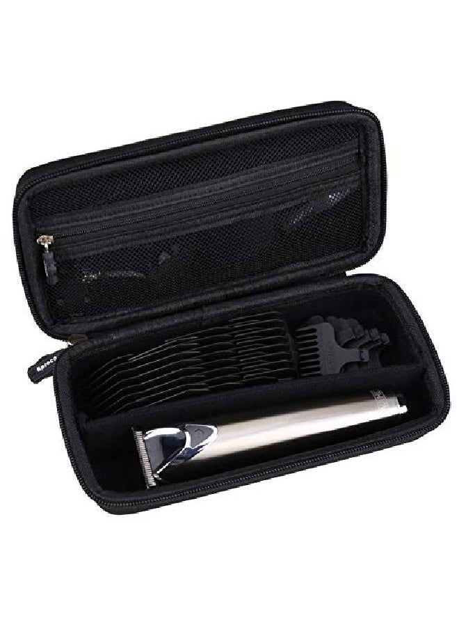Aproca - Hard Travel Storage Casefor Wahl Clipper Stainless Steel Lithium Ion Plus Beard Trimmer Hair Clippers Shavers 9818 / Braun Mgk3060 Men'S Beard Trimmer (Black) - Image 1