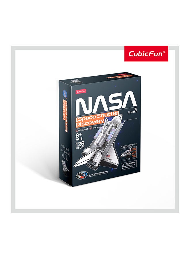 CubicFun NASA Series Space Shuttle Discovery Papercraft Model Craft No Glue Assembly 3D Puzzle for Adults Children Building Time 3 Hours 126 pieces (DS1057h) - Image 5