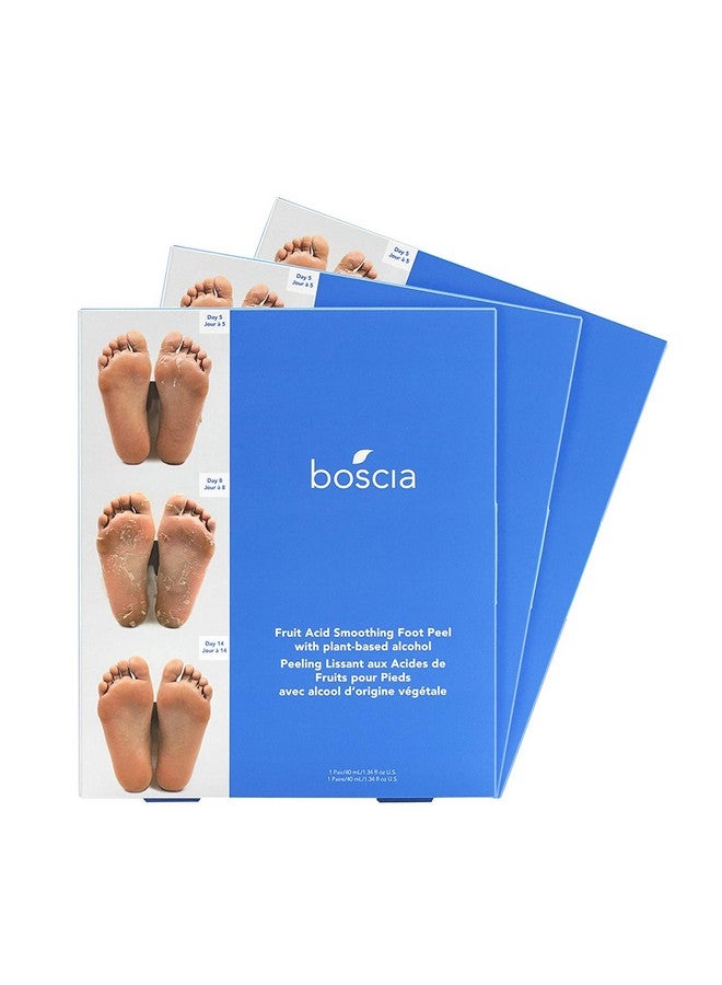 boscia Fruit Acid Smoothing Foot Peel Vegan Crueltyfree Natural Skin Care Foot Peel Mask To Soften Callused Skin Fits Up To Men'S Size 123 Pairs - Image 1
