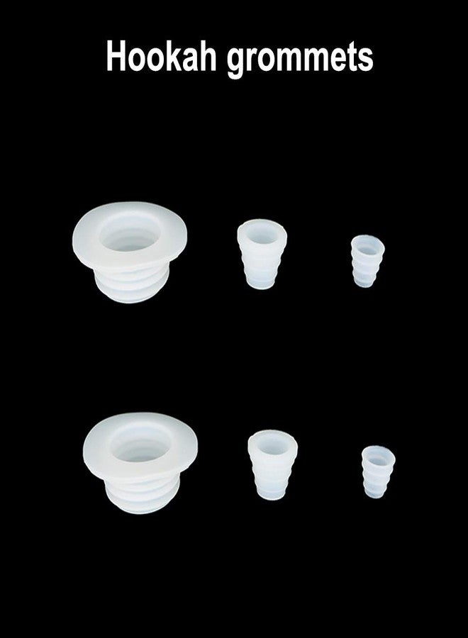Bandelt 6 pcs Hookah Grommets Set Silicone Rubber Hookah Hose/Bowl/Base Grommets for Shisha Hookah Water Pipe Sheesha Chicha Narguile Accessories - Image 5