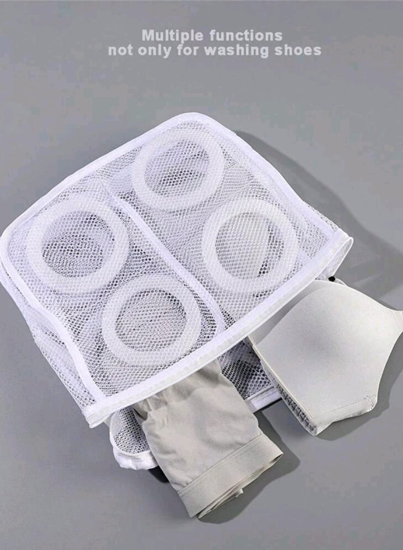 Shoes Laundry Wash Bag Receive Washing Machine Shoes Bag Travel Shoe Protector Storage Bag Clothes Shoes Laundry Drying Organizer Bag Lingerie Washing Bags  - Image 4