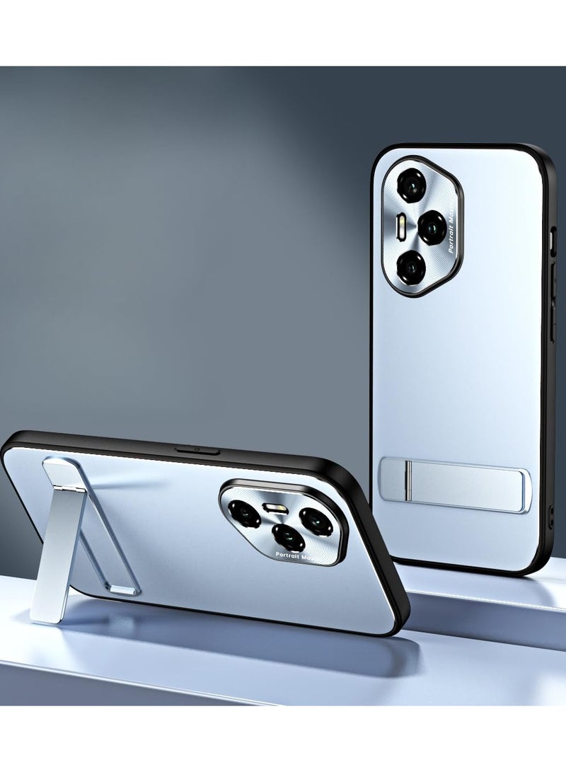 عام غطاء غير لامع متوافق مع هونر 300 برو - يحتوي على حامل مخفي وحماية مزدوجة للشاشة والعدسة، مقاوم للصدمات والسقوط.