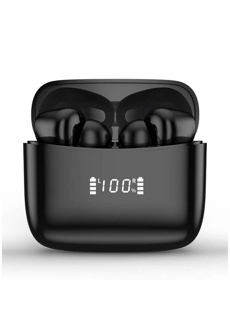 Youque Wireless Bluetooth 5.3 Earbuds Headphones Stereo TWS In-Ear Earpieces Earphones Noise Cancelling for IOS and Android Black  - Image 2