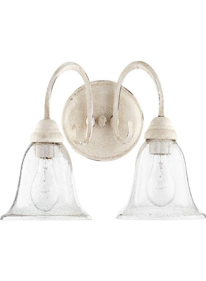 Quorum 5110-2-170 Transitional Two Light Vanity from Spencer Collection in White Finish, - Image 4