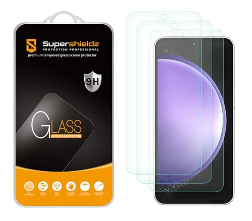 Supershieldz (3 Pack) Designed for Samsung (Galaxy S24 FE) [FE Model Only] Tempered Glass Screen Protector, Anti Scratch, Bubble Free - Image 1