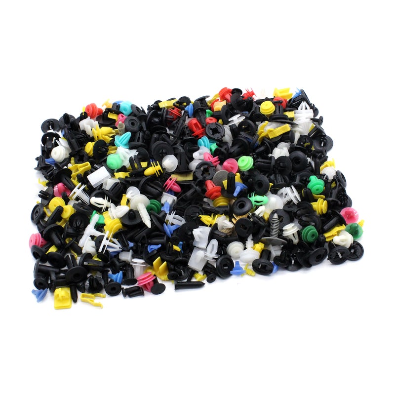 500Pcs Mixed Plastic Auto Car Fastener Clip Bumper Fender Trim Rivet Door Panel - Image 3