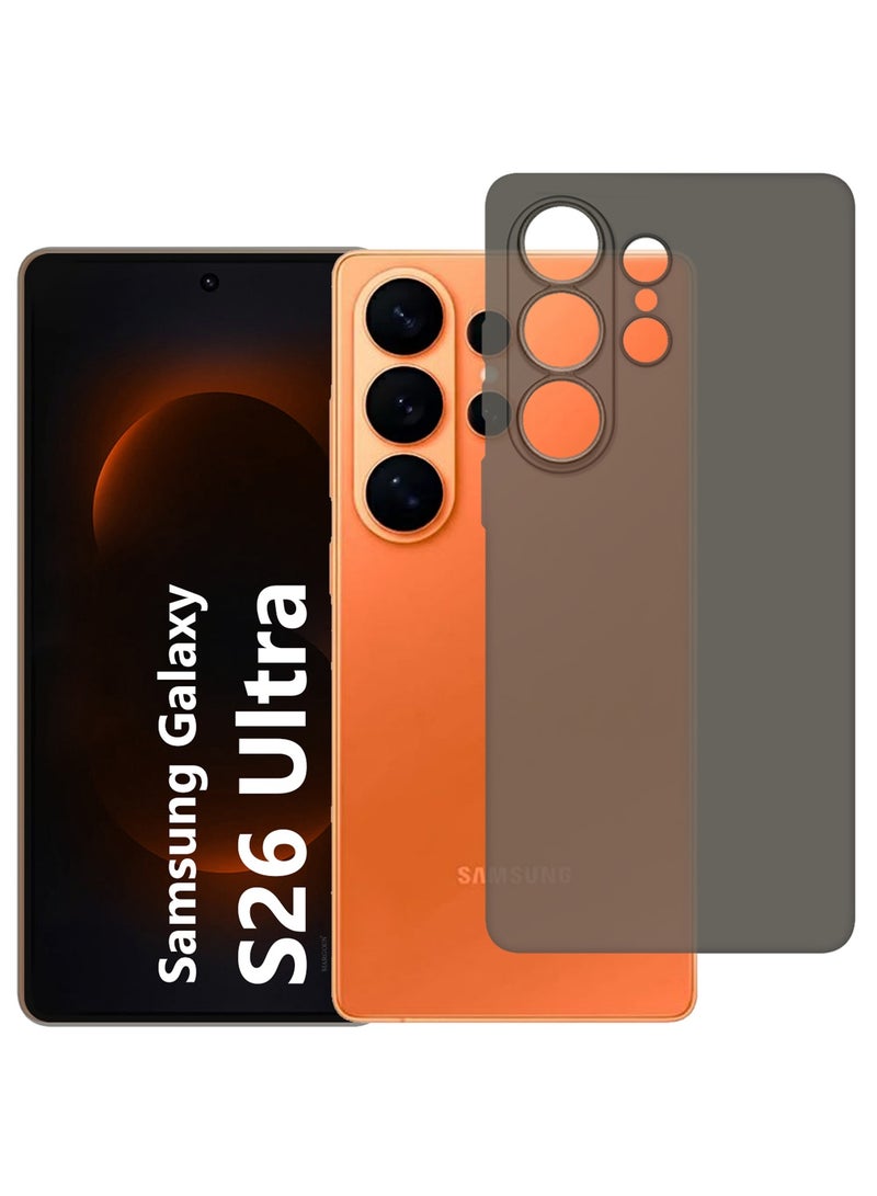 CATANES غطاء فائق النحافة غير لامع لجهاز Galaxy S26 Ultra - تصميم Air-Skin مقاوم للخدوش - أسود - Image 1