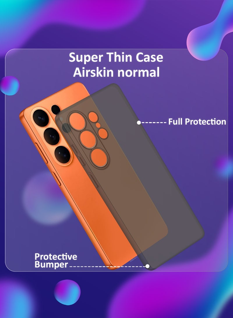 CATANES غطاء فائق النحافة غير لامع لجهاز Galaxy S26 Ultra - تصميم Air-Skin مقاوم للخدوش - أسود - Image 4