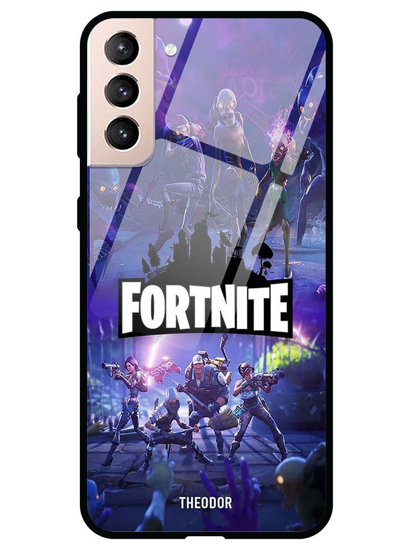 Theodor Protective Tempered Glass Case Cover Samsung Galaxy S21  Fortnite - Image 1