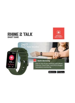 SWISS MILITARY Swiss Military Rhine 2 Band, 1.57 " Display, 7 Days Battery Life, English and Arabic, Workout Detection, Receives and Makes Calls, Waterproof, Heart Rate Monitoring  - Image 3