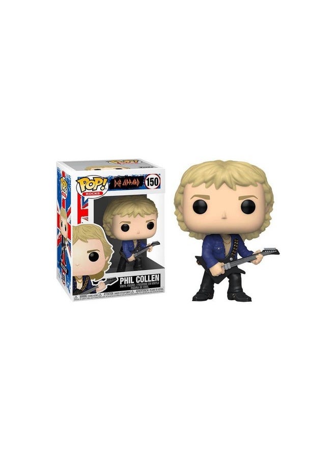Funko - Pop! Rocks: Def Leppard Phil Collen Multicolor - Image 1