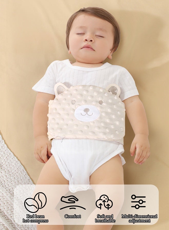 DUNISO Home care Baby Colic Relief Belt,Heated Tummy Wrap for Upset Stomach and Soothes  ,Adjustable 100% Cotton,Baby Belly Protector , 0 - 3 Years (Blue) - Image 4