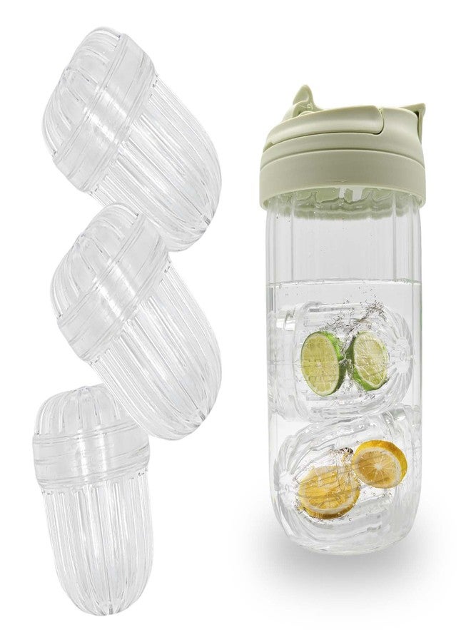 GRSECPO 3 Pack Fruit Infuser for Water Bottles - Make Fruit Water & Iced Tea in Wide Mouth Jars Compatible with Hydro Flask, Iron Flask,(Hydro Flask Compatible) - Image 1