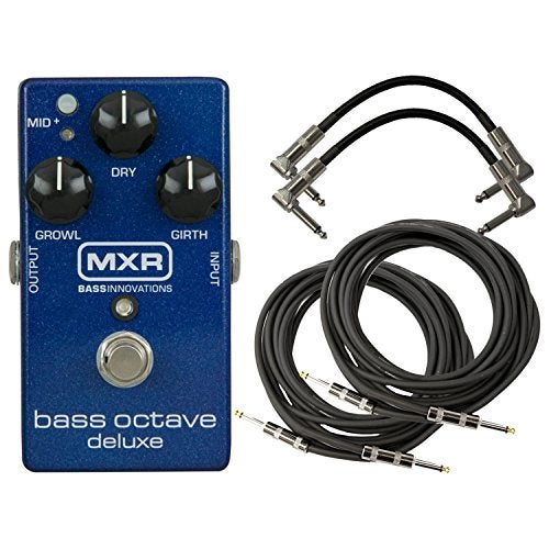 MXR M288 Bass Octave Deluxe Pedal w/ 4 Cables - Image 5