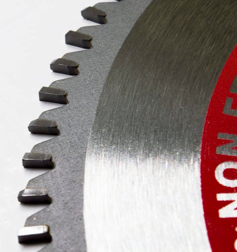 Benchmark Abrasives Tct 7-1/4 Inch Circular Saw Blade  Tungsten Carbide Tipped Non Ferrous Metal Cutting Saw Blades For Cutting Plastic  Fiberglass  Pvc  Aluminum Cutting Blade - (7-1/4"" - 80 Teeth) - Image 2