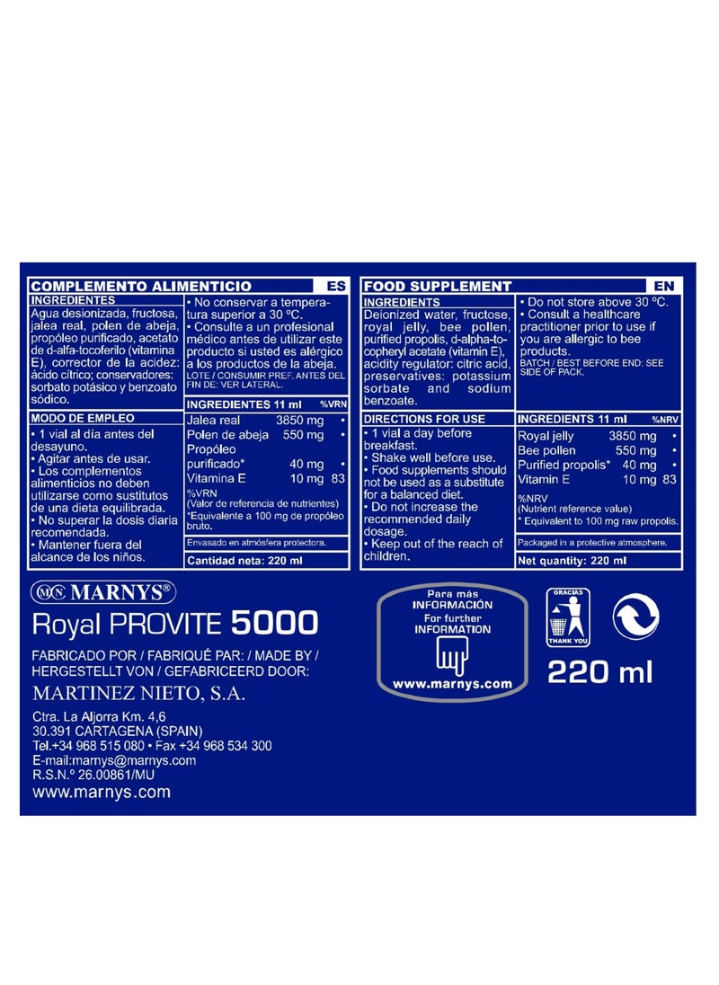 MARNYS - Marnys Royal Provite 5000 - 20 Vials - Image 1