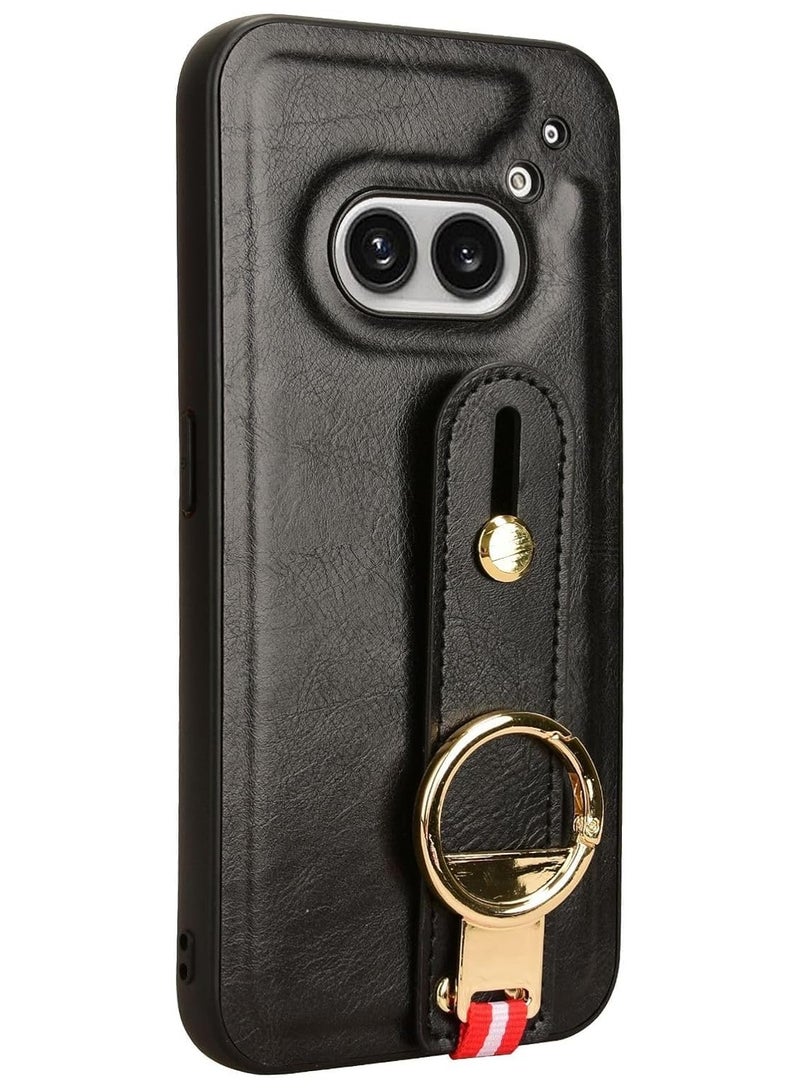 حافظة متوافقة مع لا شيء ، جراب هاتف 2 أمبير مع سوار معصم ، غطاء هاتف من جلد البولي يوريثان مريح ، مزيج غير قابل للانزلاق ، بدون أي شيء ، 2 أمبير - Image 4