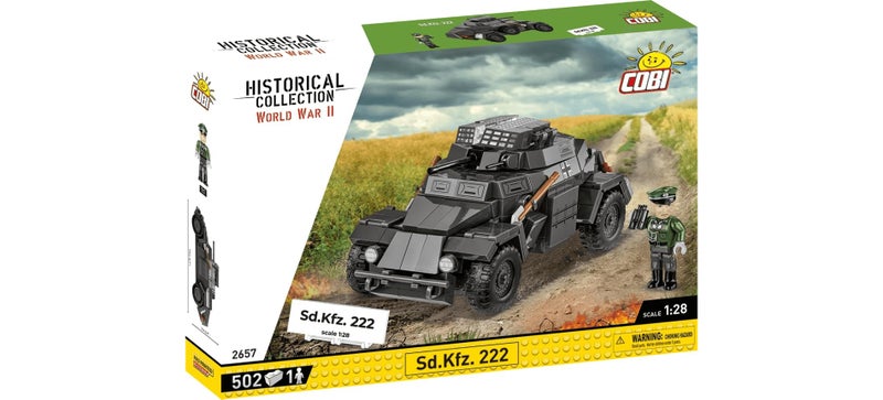 COBI Historical Collection WWII SDKFZ 222 Tank