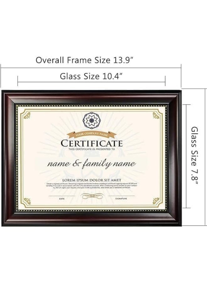 Decorhills DECORHILLS FRAMES & DECOR A4 Professional Certificate Photo Glass with Wooden, Pack of 2  - Image 3