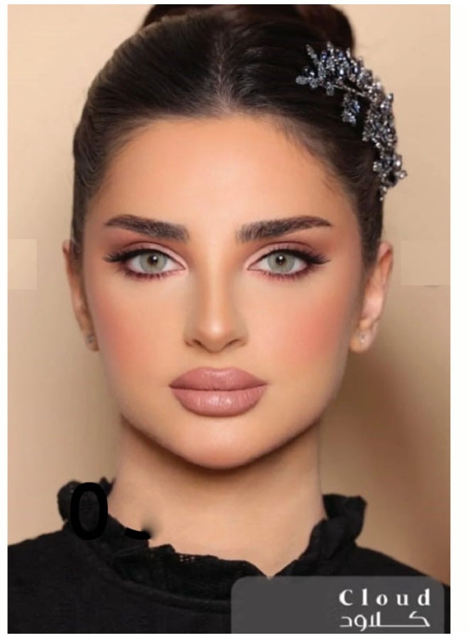 أو.بي كير عدسات لاصقة ملونة كولود 03، عدسات لاصقة تجميلية للجنسين، عدسات عصرية طبيعية، عدسات ناعمة تحتوي على 42% ماء - Image 2