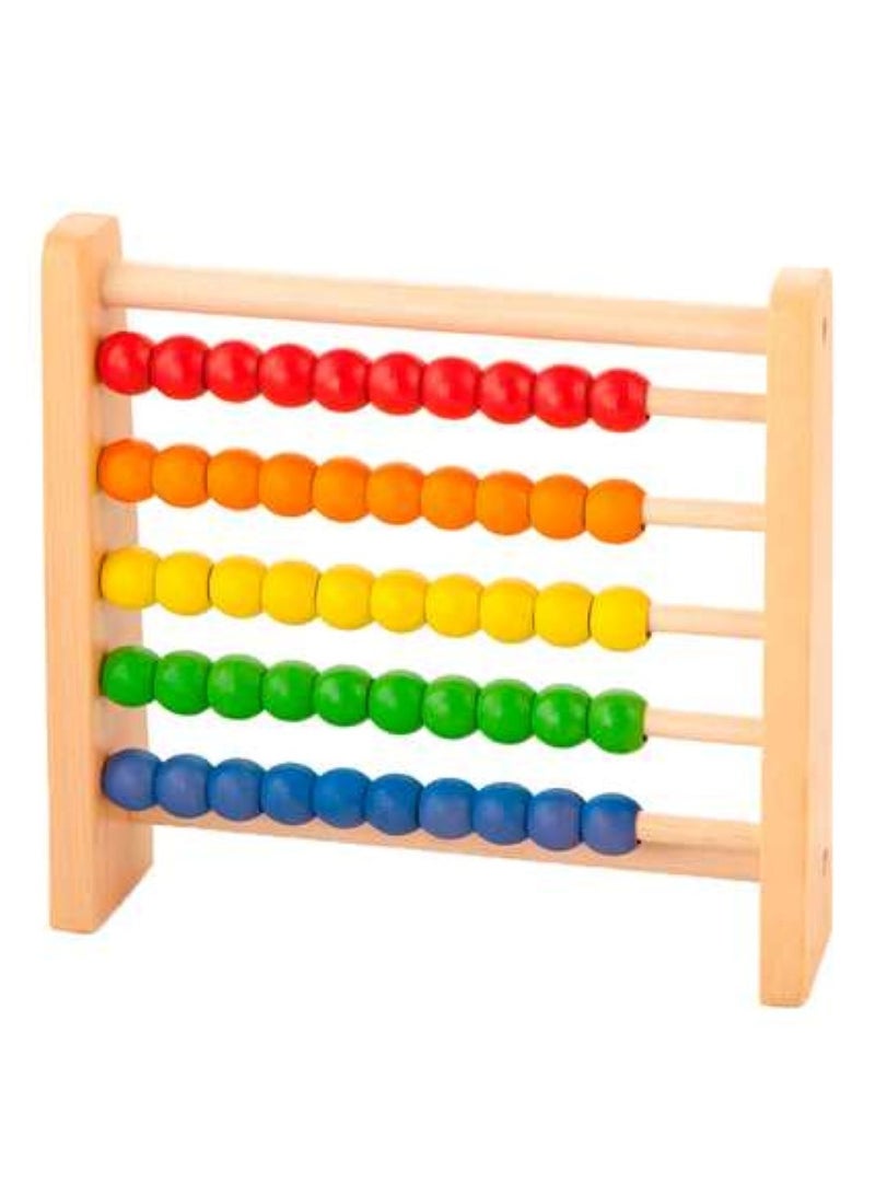 Viga Wooden Abacus – Classic Counting Toy for Kids (3+ Years)