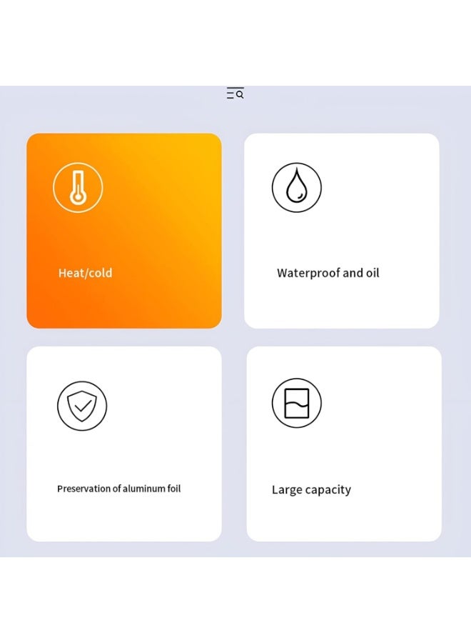 Insulated Reusable Lunch Bag for Adults Men and Women, Large Leak Proof Bag, Black - Image 3