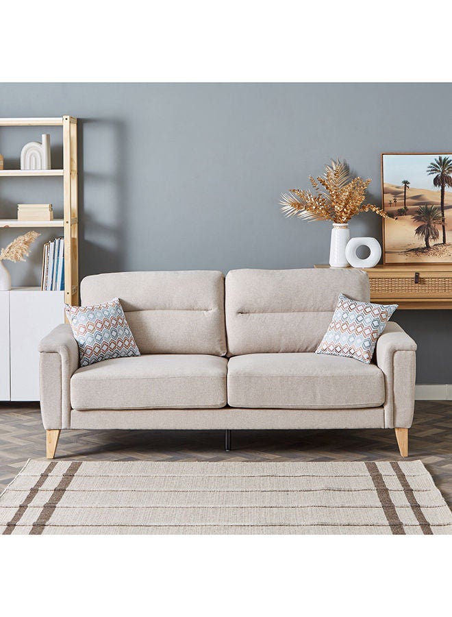 Home Box Lima 3-Seater Sofa With 2 Cushions 88x193x86cm - Image 1