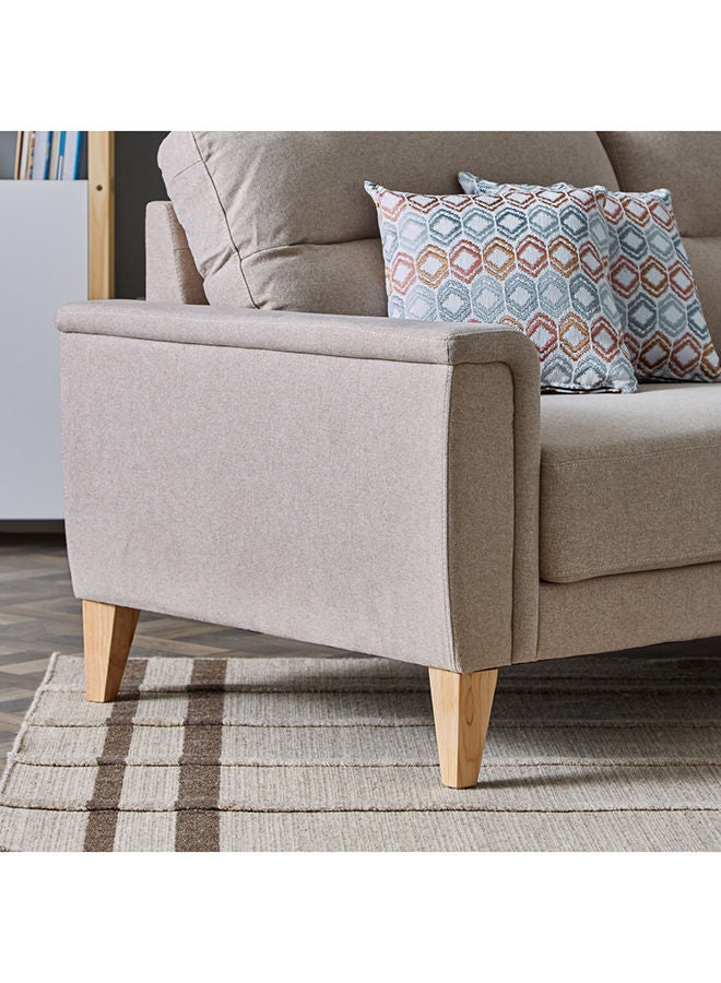 Home Box Lima 3-Seater Sofa With 2 Cushions 88x193x86cm - Image 3