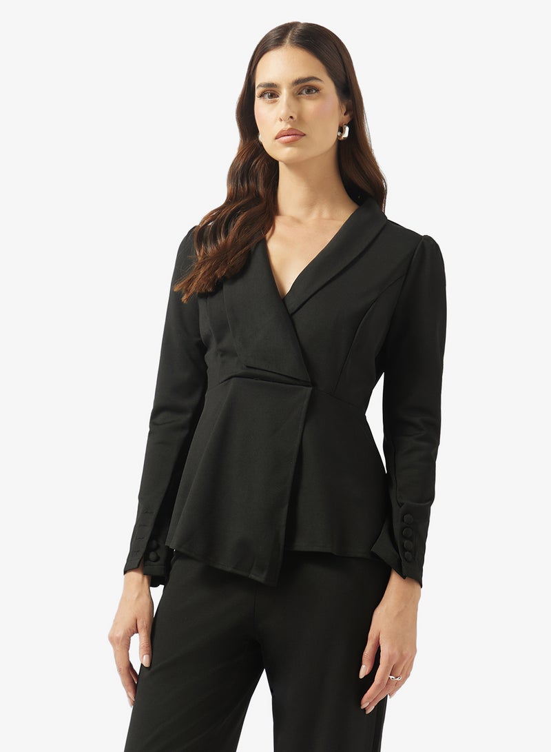 ايلا طقم بليزر وبنطلون بتصميم مفصل - Image 3