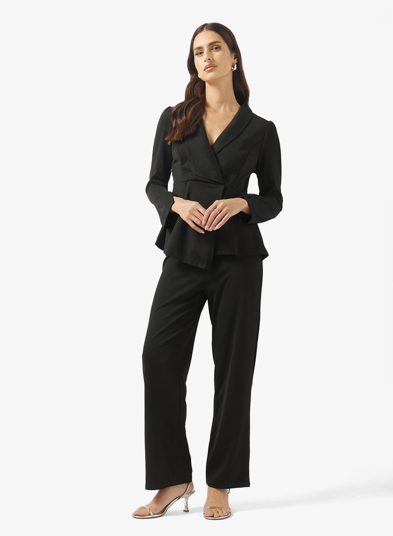 ايلا طقم بليزر وبنطلون بتصميم مفصل - Image 1