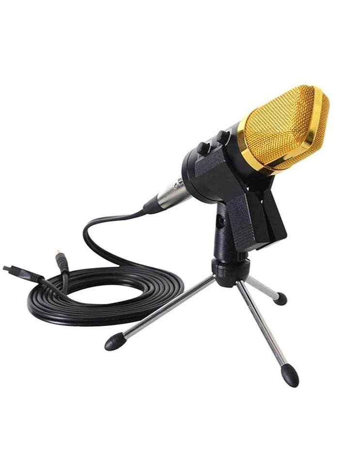 PC Microphone, USB Condenser Microphone Kit, Professional Recording Plug and Play Microphone Set, with Tripod Stand, for Computer Laptop Singing Podcasting Streaming Gaming - Image 3