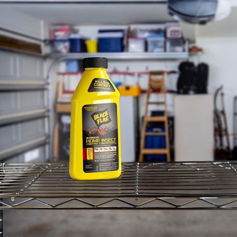 Black Flag Extreme Home Insect Control Concentrate, 16 Ounce, for Indoor and Outdoor Use, Makes 2 Gallons - Image 3